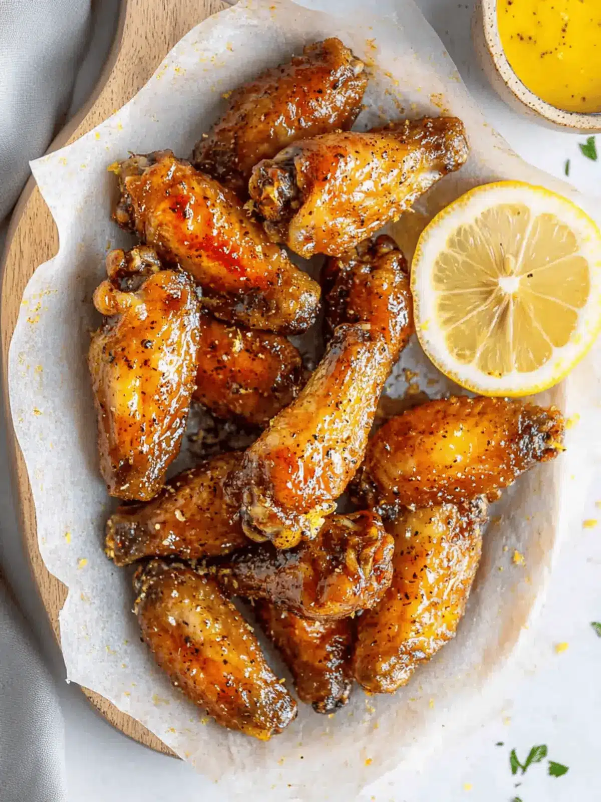 Honey Lemon Pepper Wings