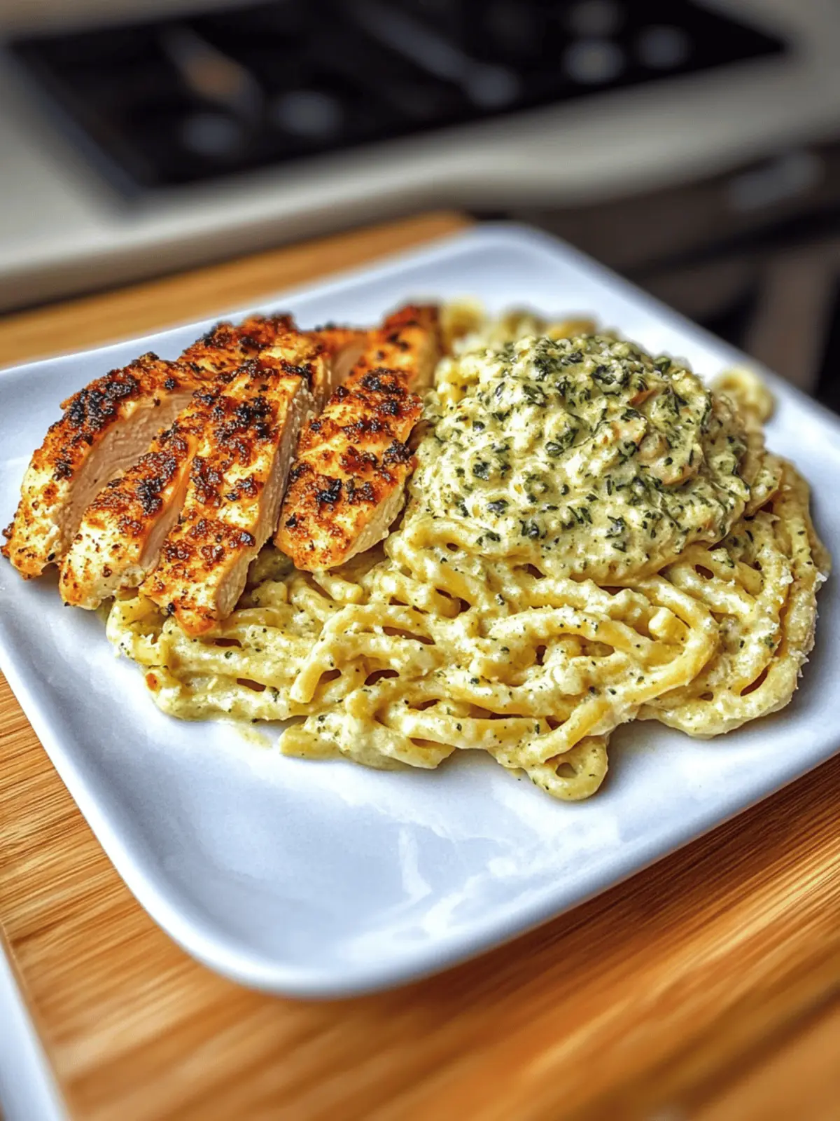 Creamy Garlic Parmesan Chicken Pasta