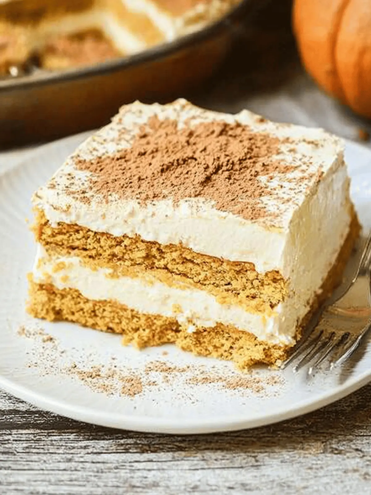 No-Bake Pumpkin Icebox Cake