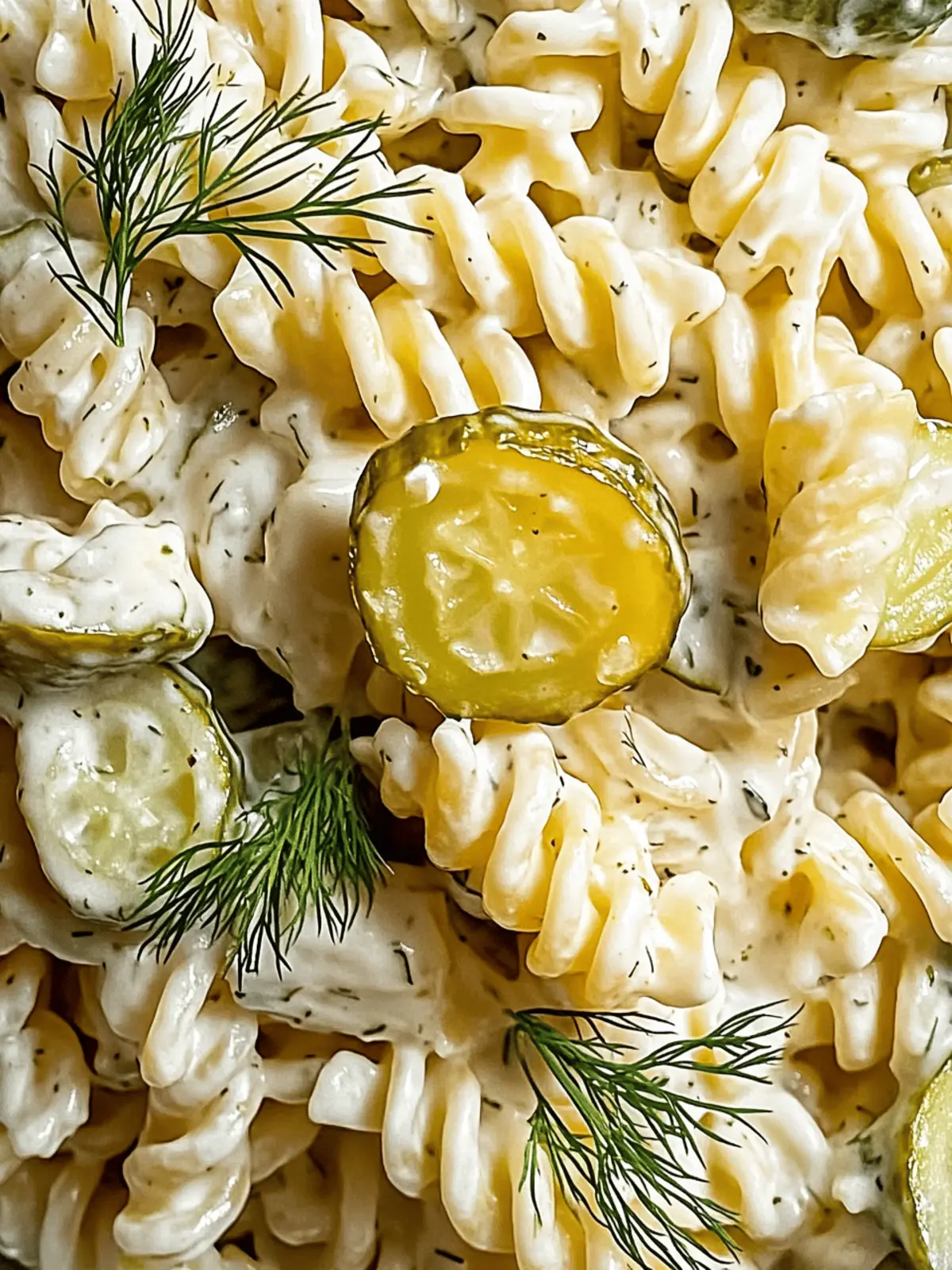 Dill Pickle Pasta Salad
