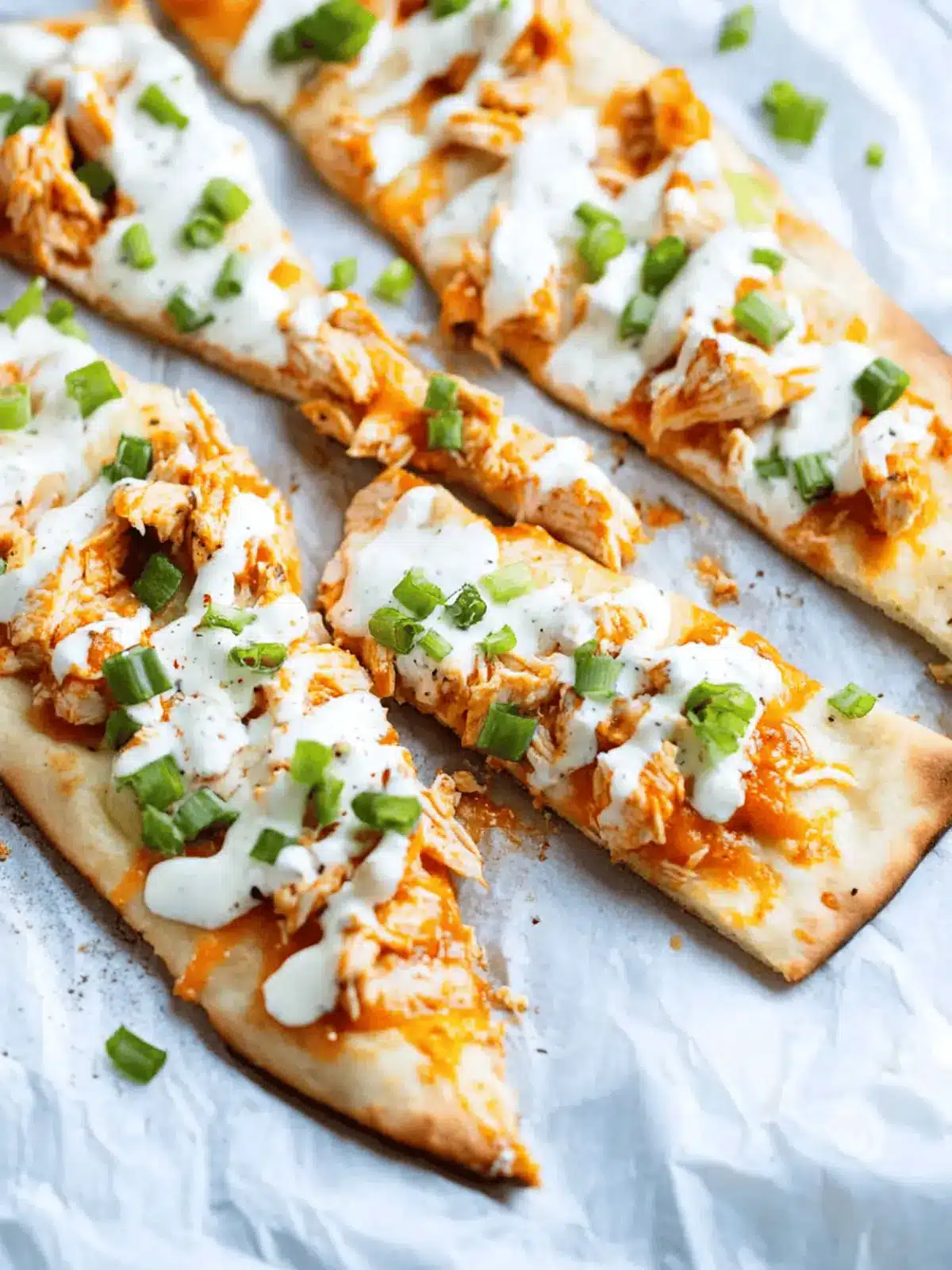 Buffalo Chicken Flatbread