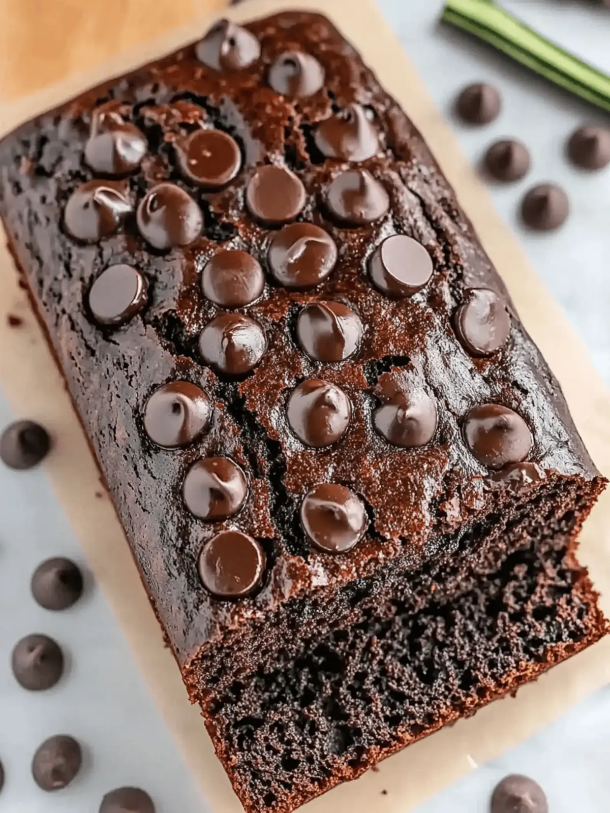 Indulgent Chocolate Zucchini Bread with Sour Cream