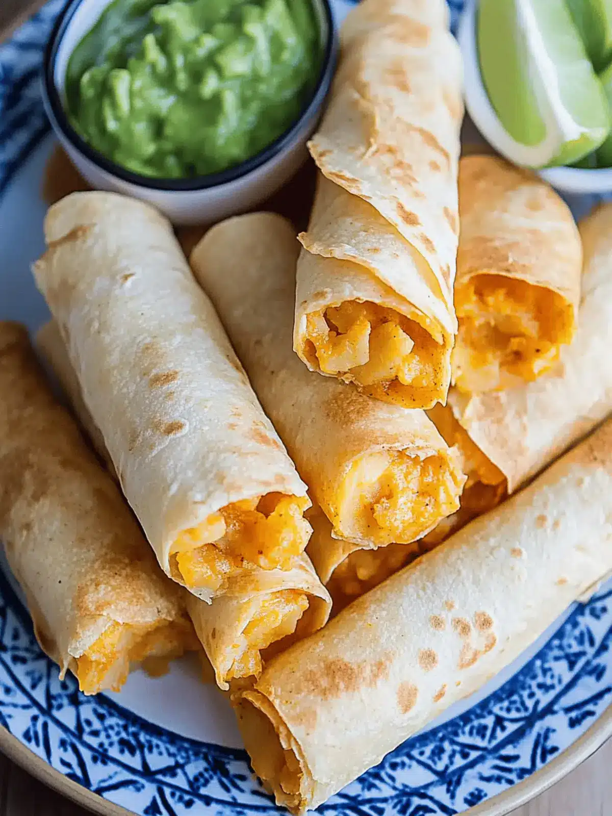Cheesy Potato Taquitos