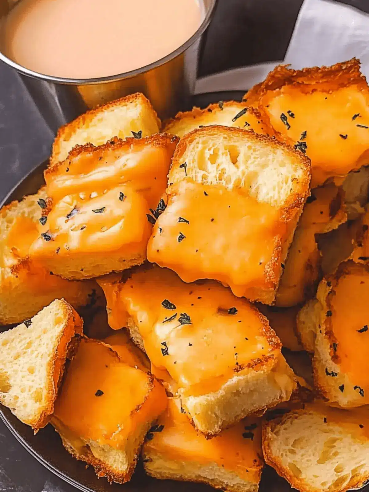 Hawaiian Roll Grilled Cheese