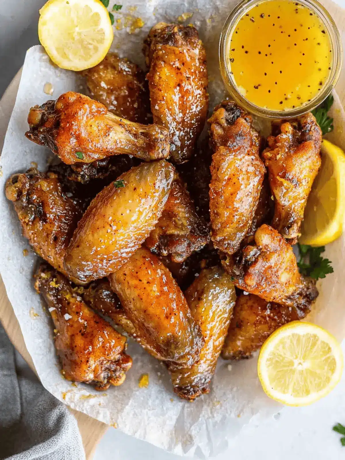 Honey Lemon Pepper Wings