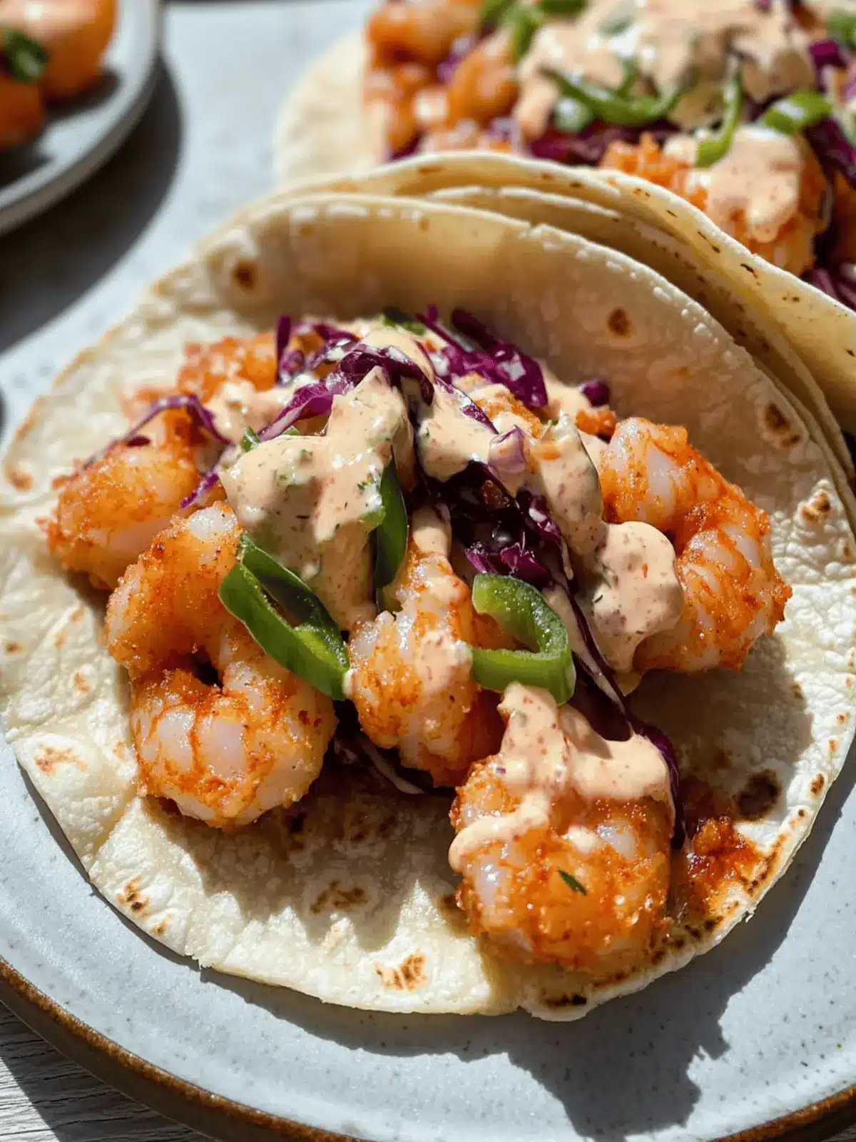 Air Fryer Bang Bang Shrimp Tacos