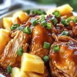 Easy Crockpot Pineapple BBQ Chicken