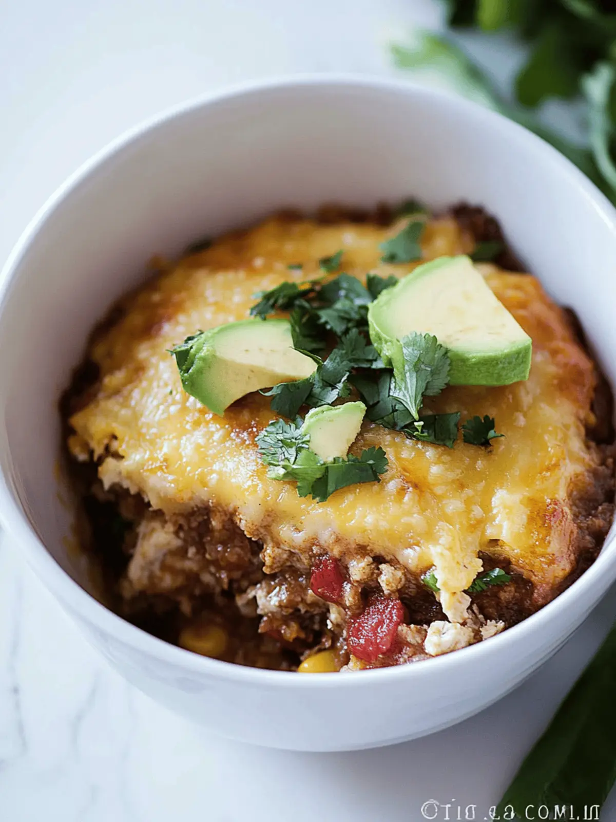 Turkey Skillet Tamale Pie
