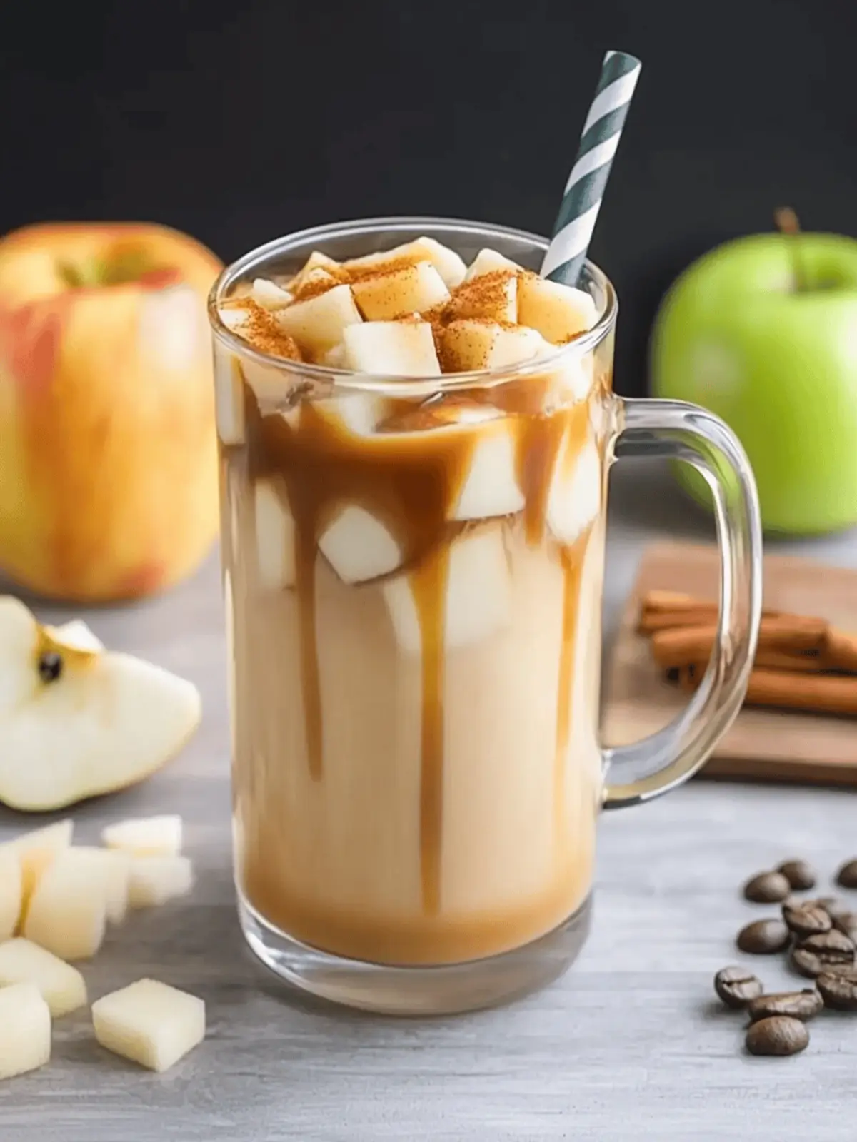 Caramel Apple Spice Iced Coffee Recipe