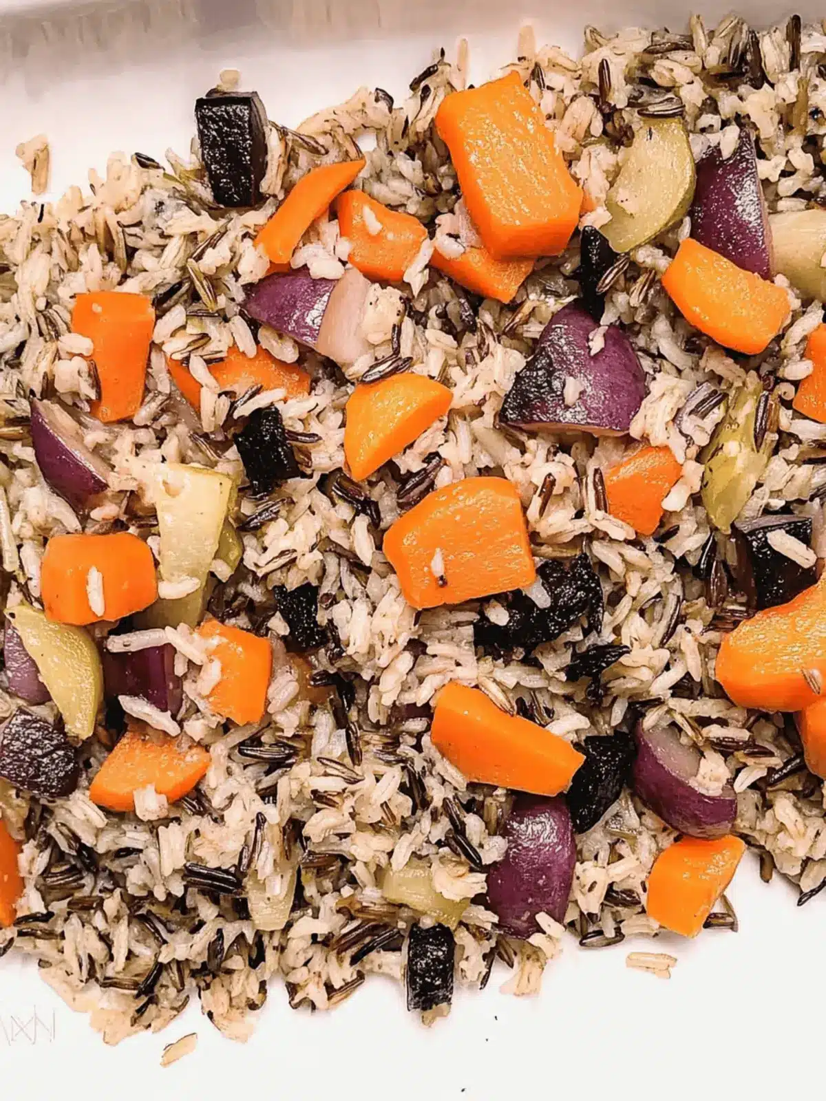 Wild Rice With Root Vegetables