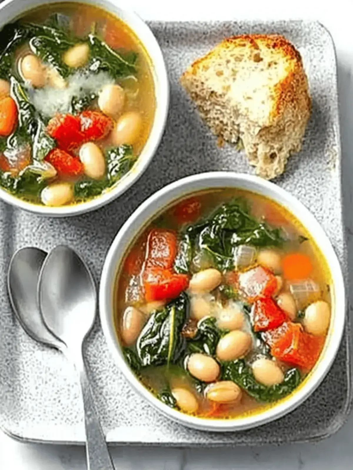 Slow-Cooker Spinach Bean Soup