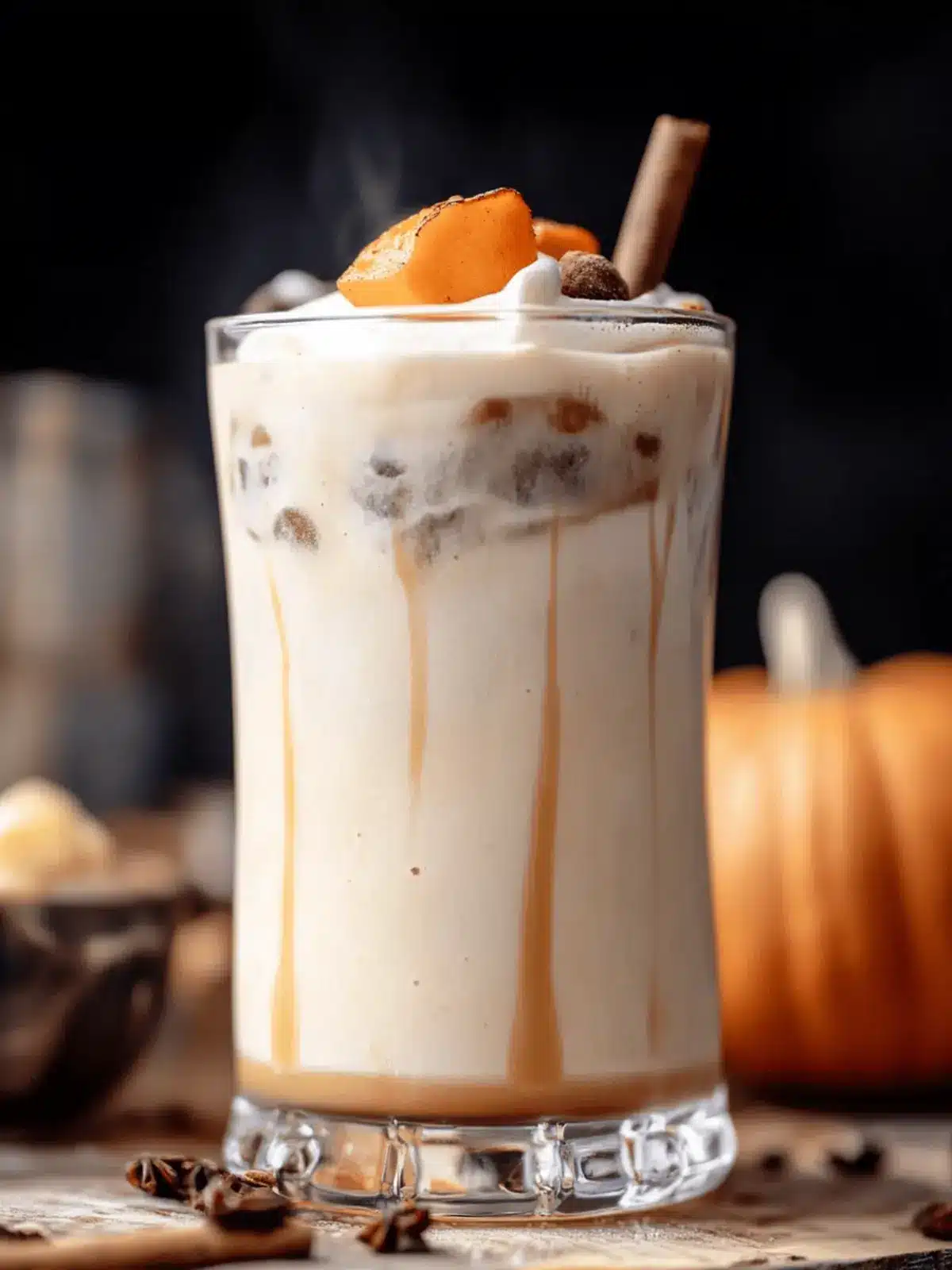 Iced Pumpkin Cream Chai Tea Latte {Starbucks Copycat}