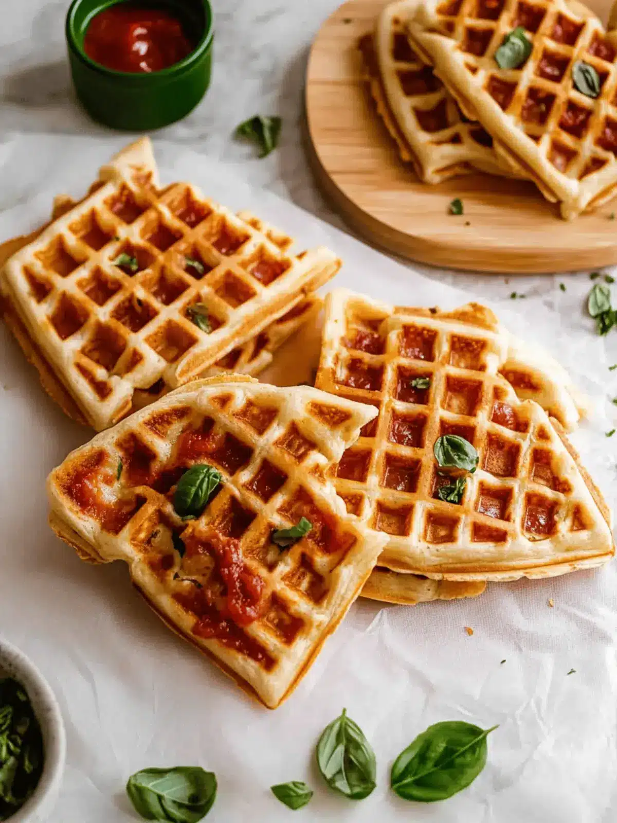 Pizza Waffles