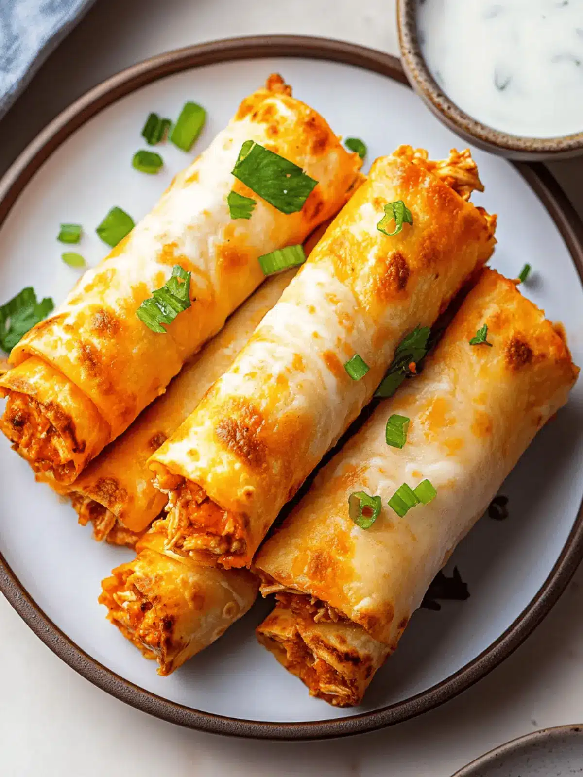 Buffalo Chicken Taquito