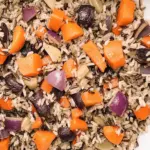 Wild Rice With Root Vegetables