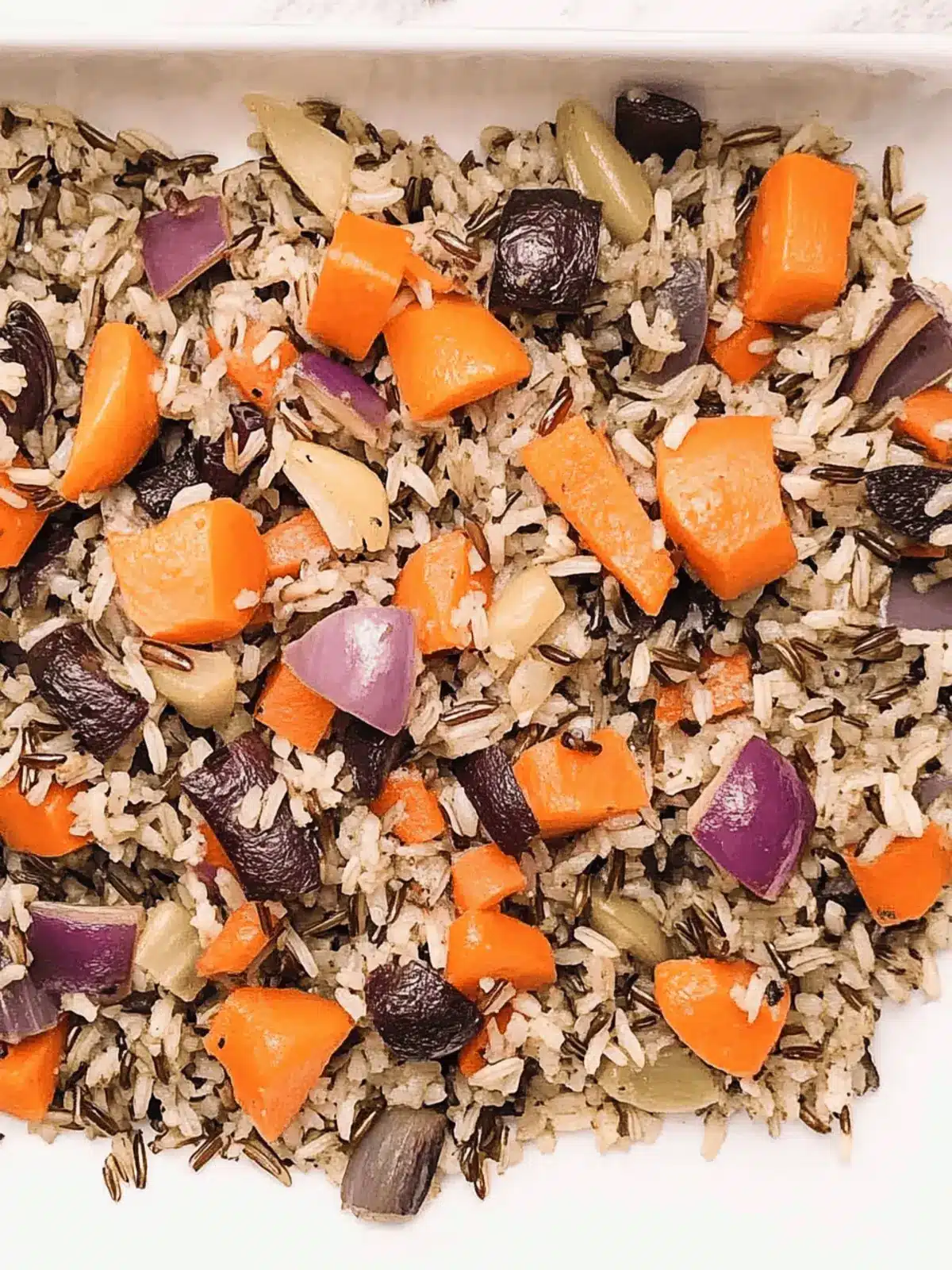Wild Rice With Root Vegetables