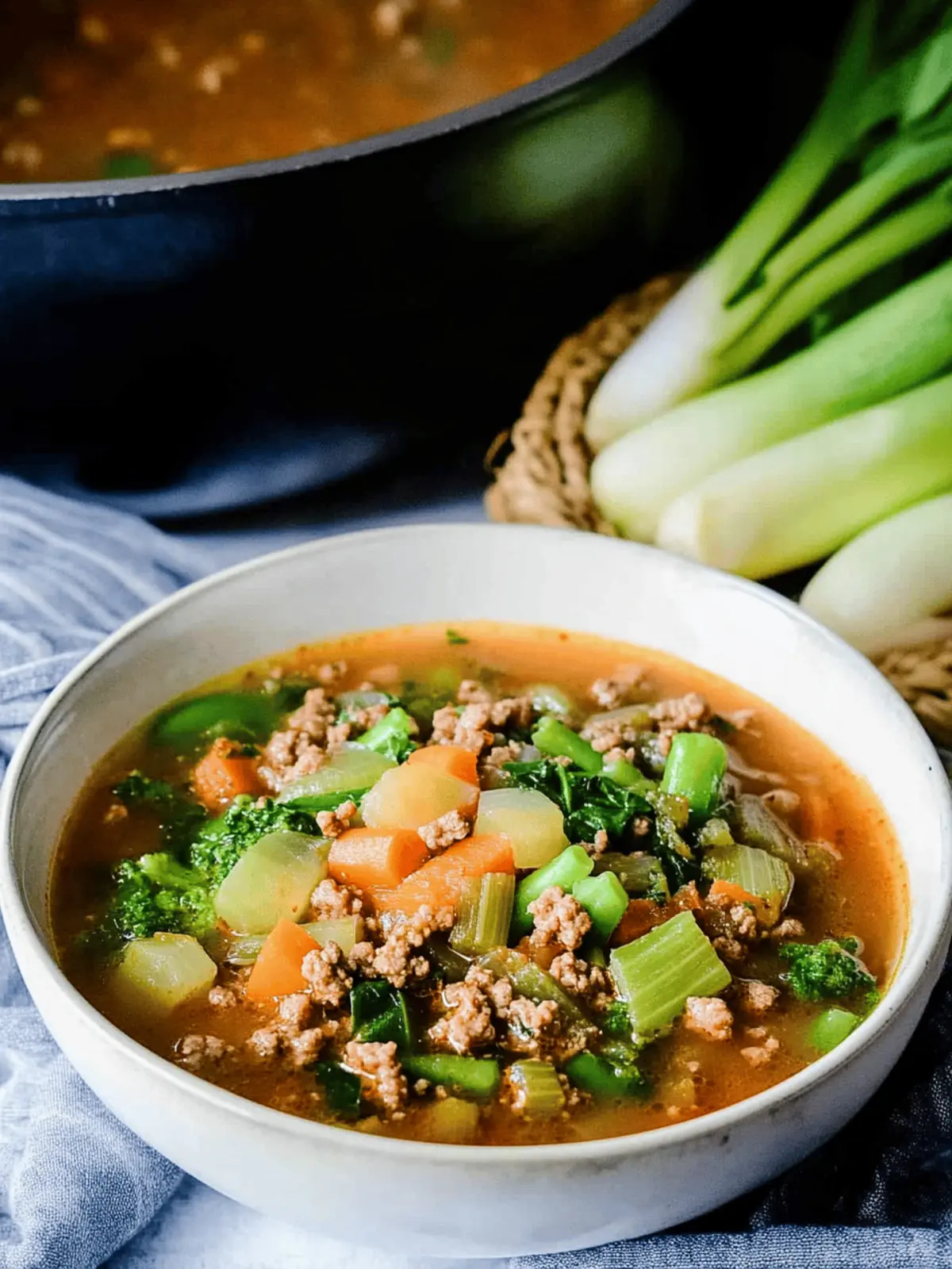 Ground Beef Vegetable Soup