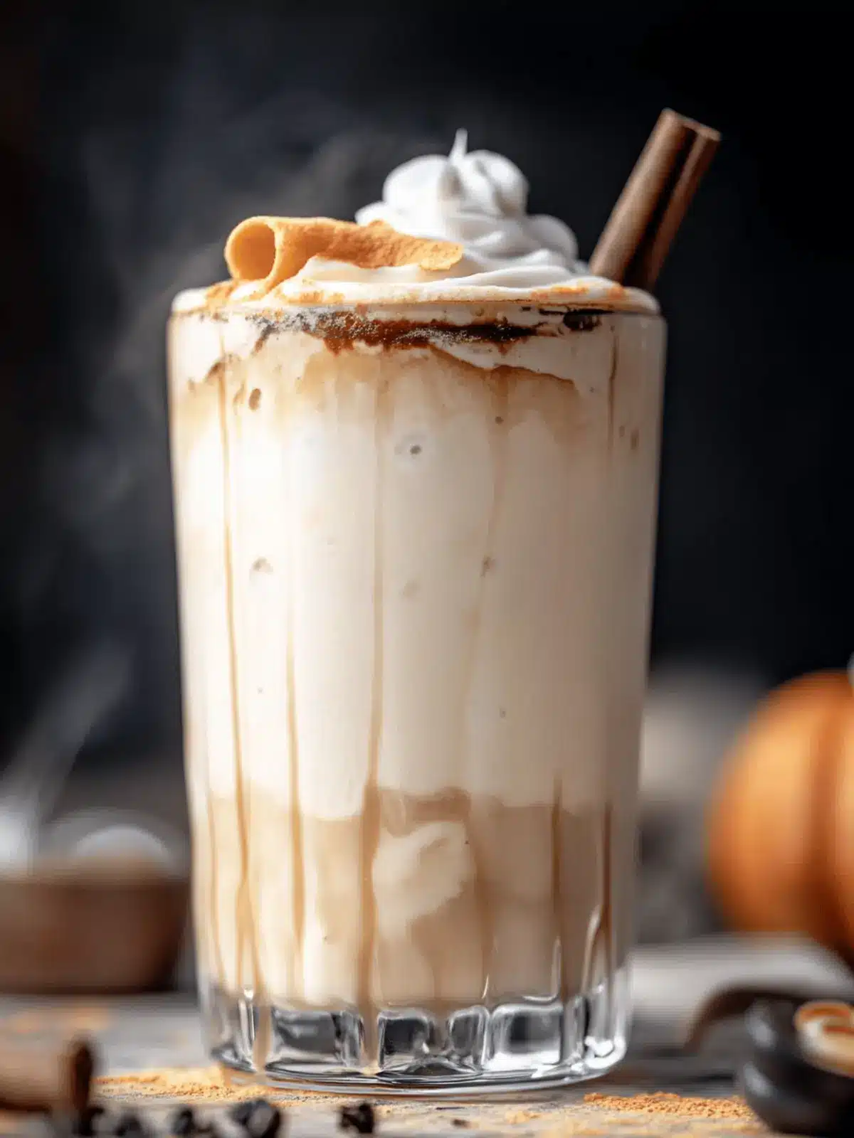 Iced Pumpkin Cream Chai Tea Latte {Starbucks Copycat}