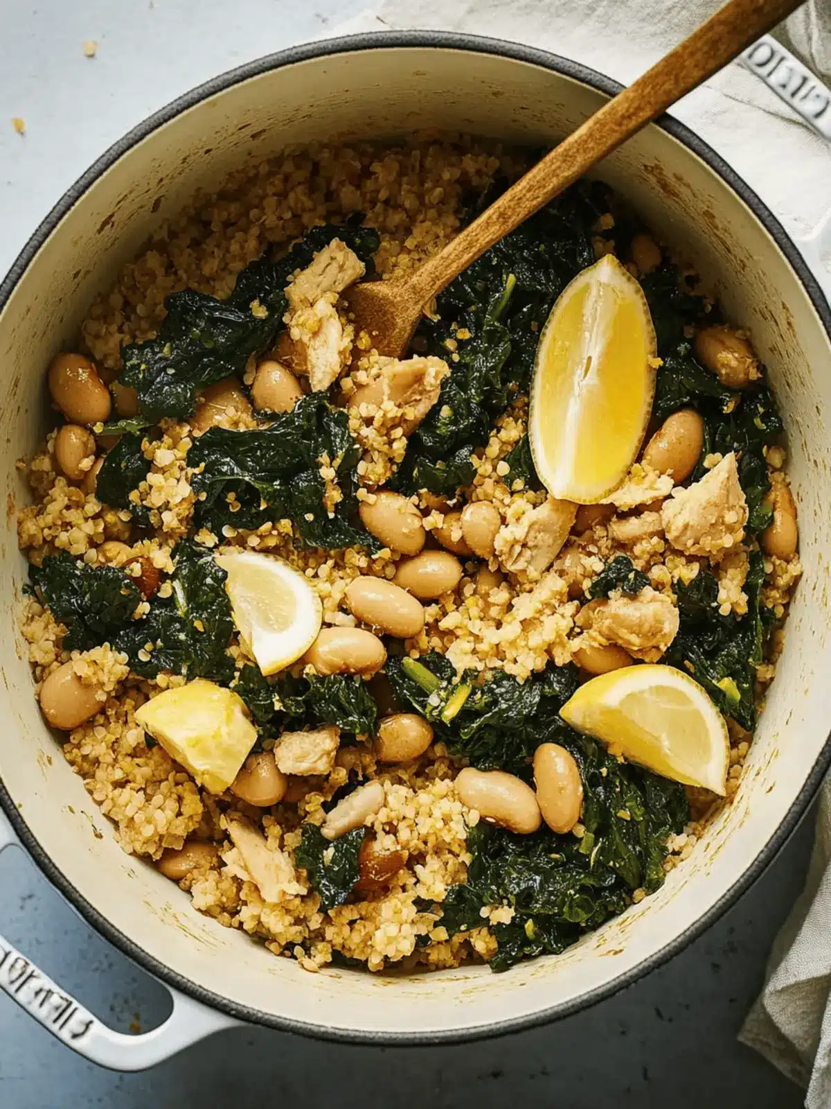 One-Pot Beans, Greens and Grains