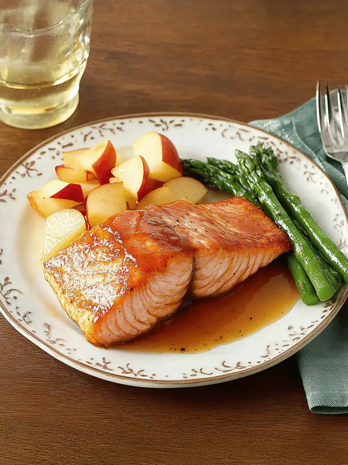 Apple Cider-Glazed Salmon