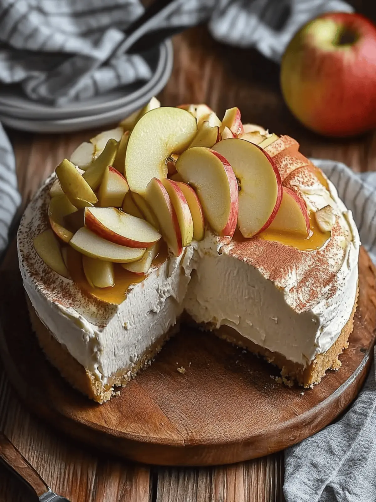Apple Cider Cheesecake