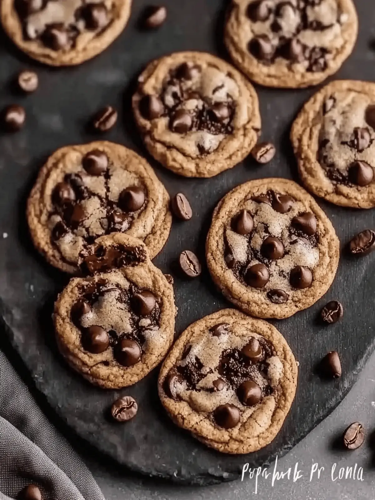 Decadent Espresso Chocolate Chip Cookies