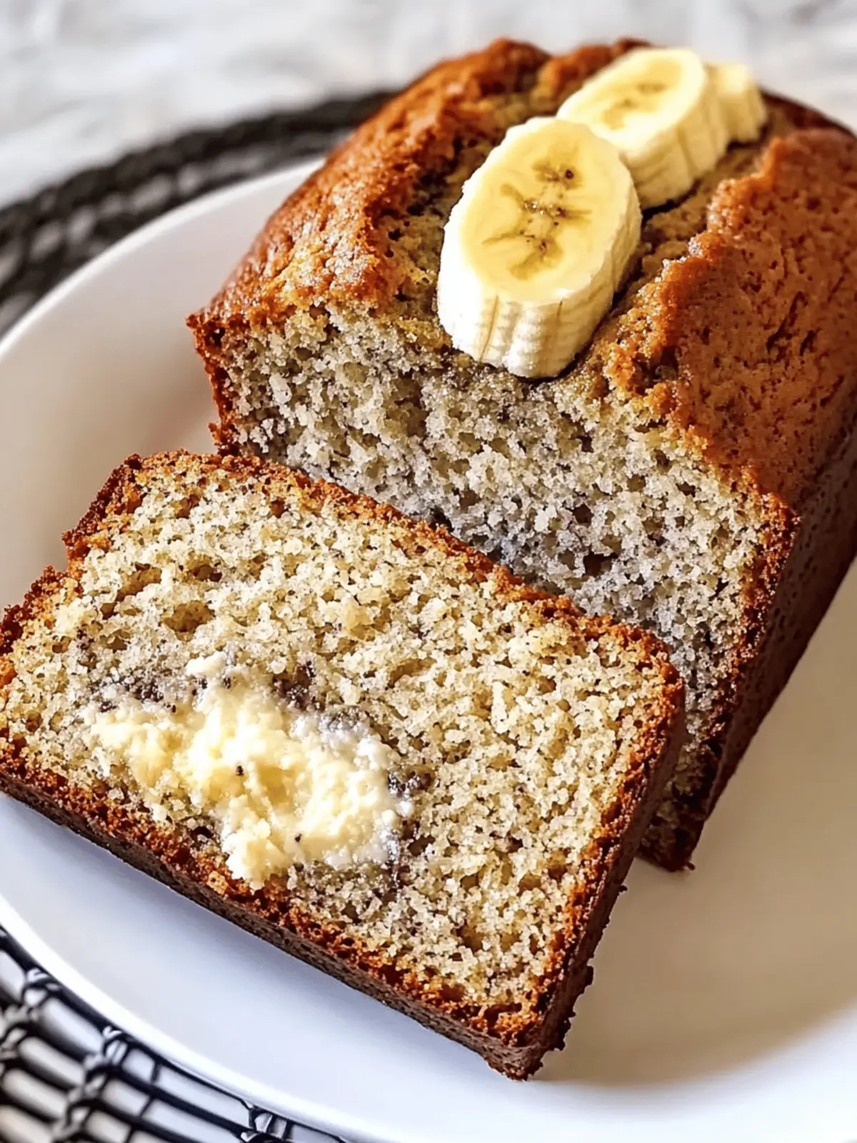 Cottage Cheese Banana Bread