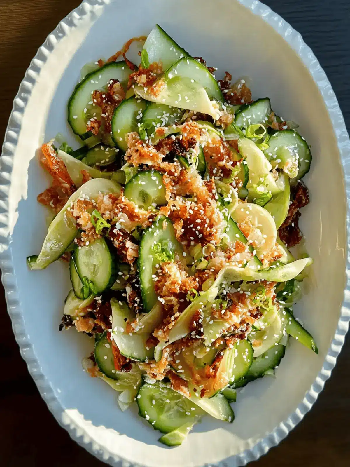 California Roll Cucumber Salad