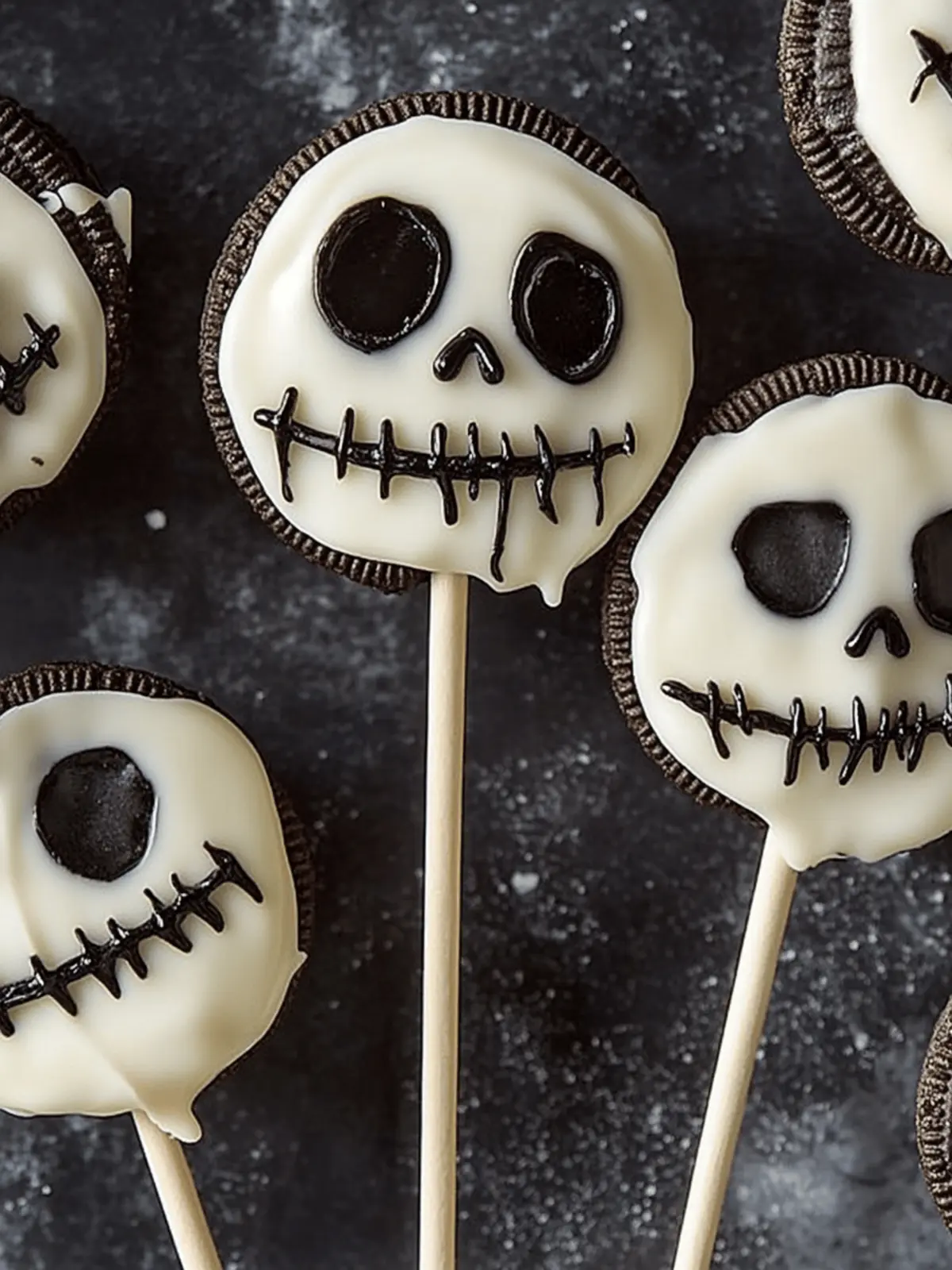 Jack Skellington Oreo Pops