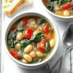 Slow-Cooker Spinach Bean Soup