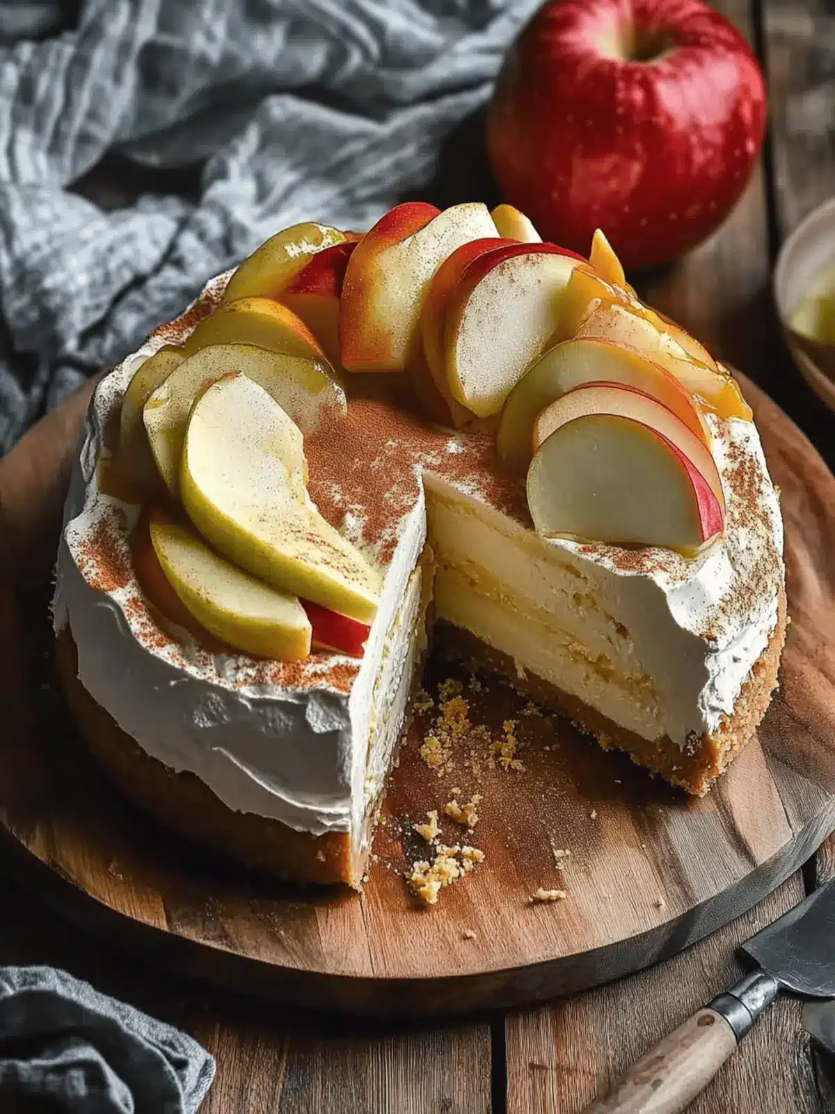 Apple Cider Cheesecake
