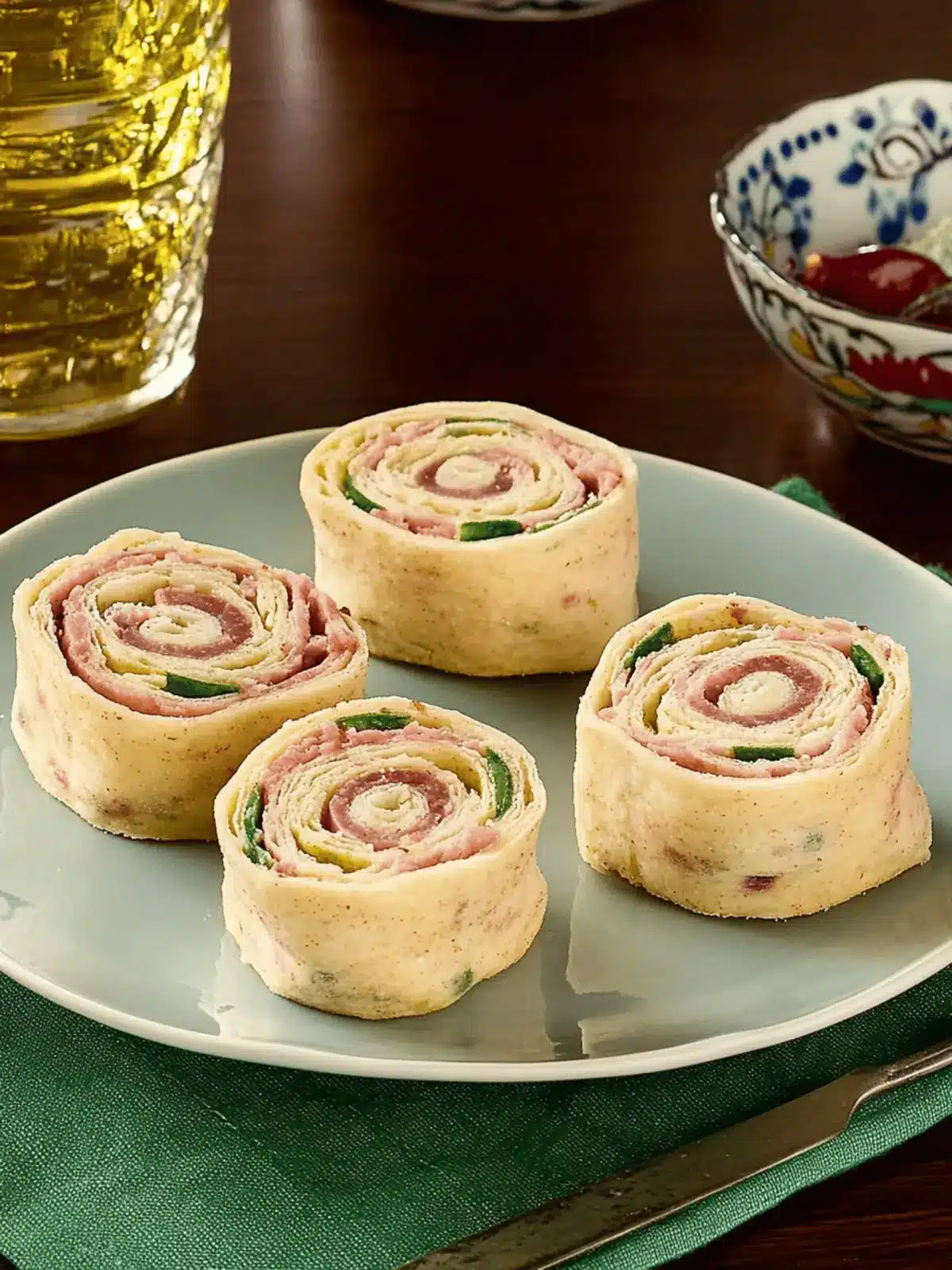 Muffuletta Pinwheels