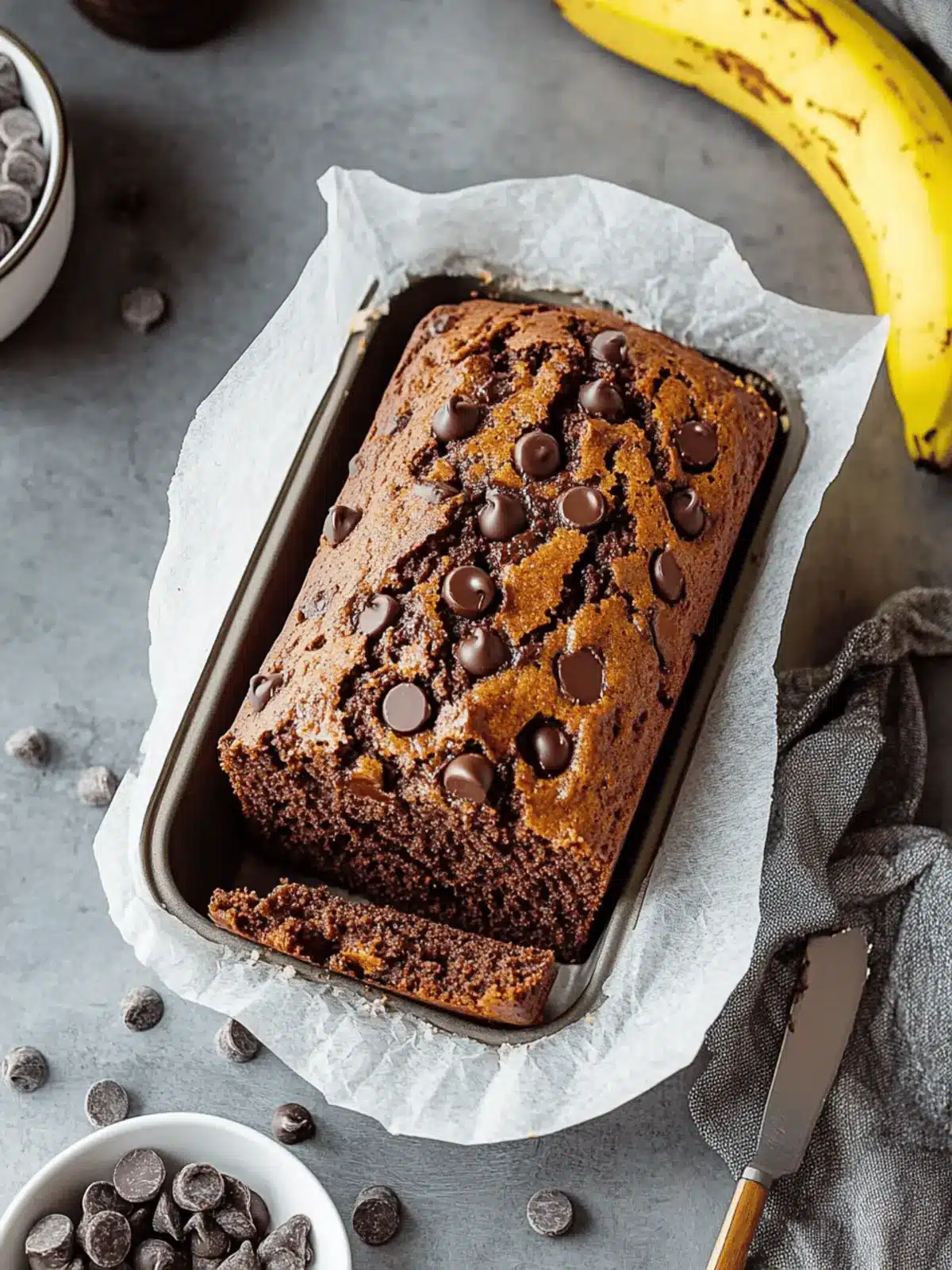 Banana Chocolate Chip Pumpkin Bread