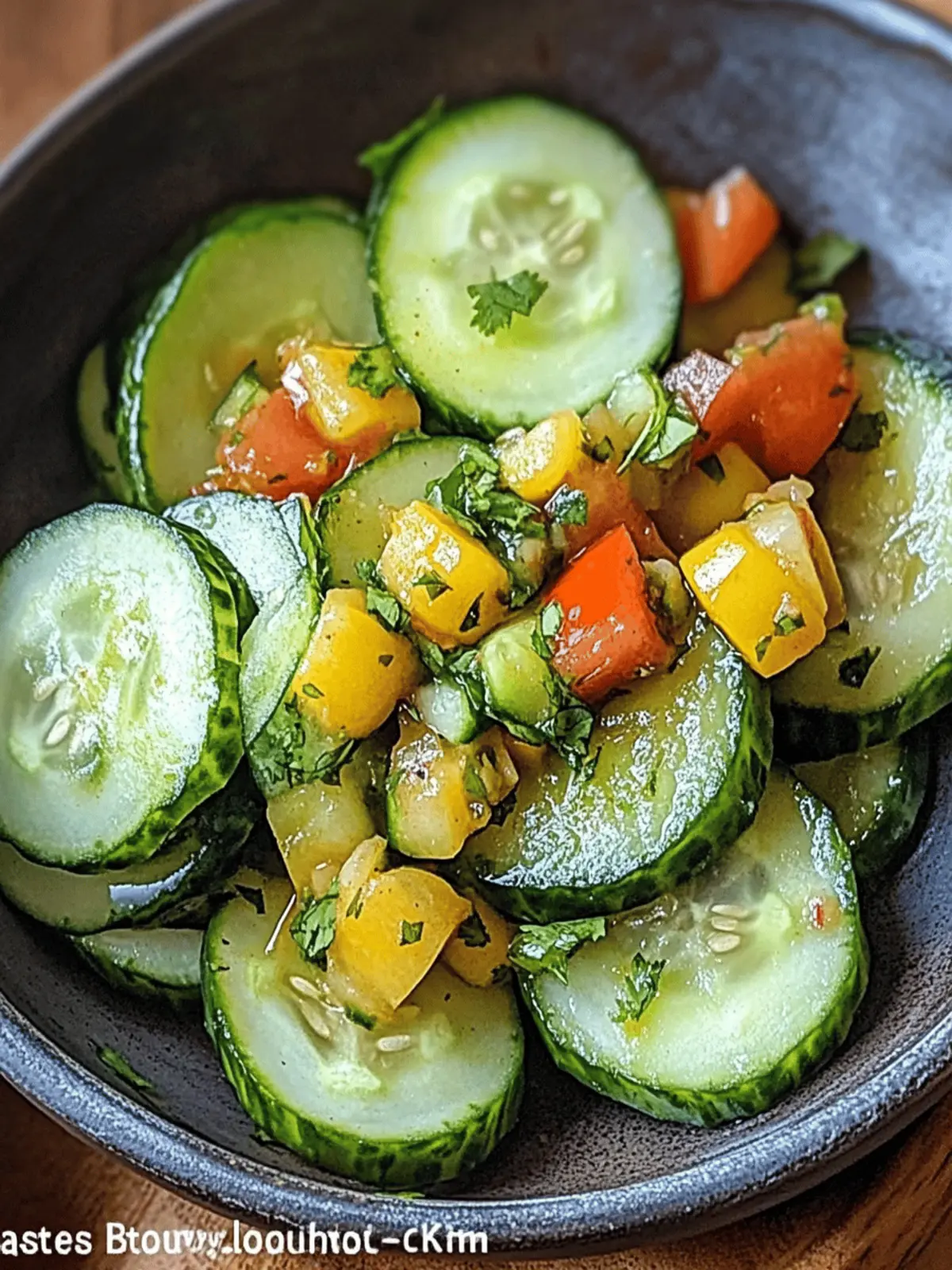 Mexican-style cucumbers