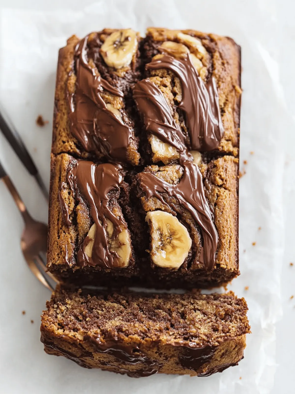 Nutella Banana Bread