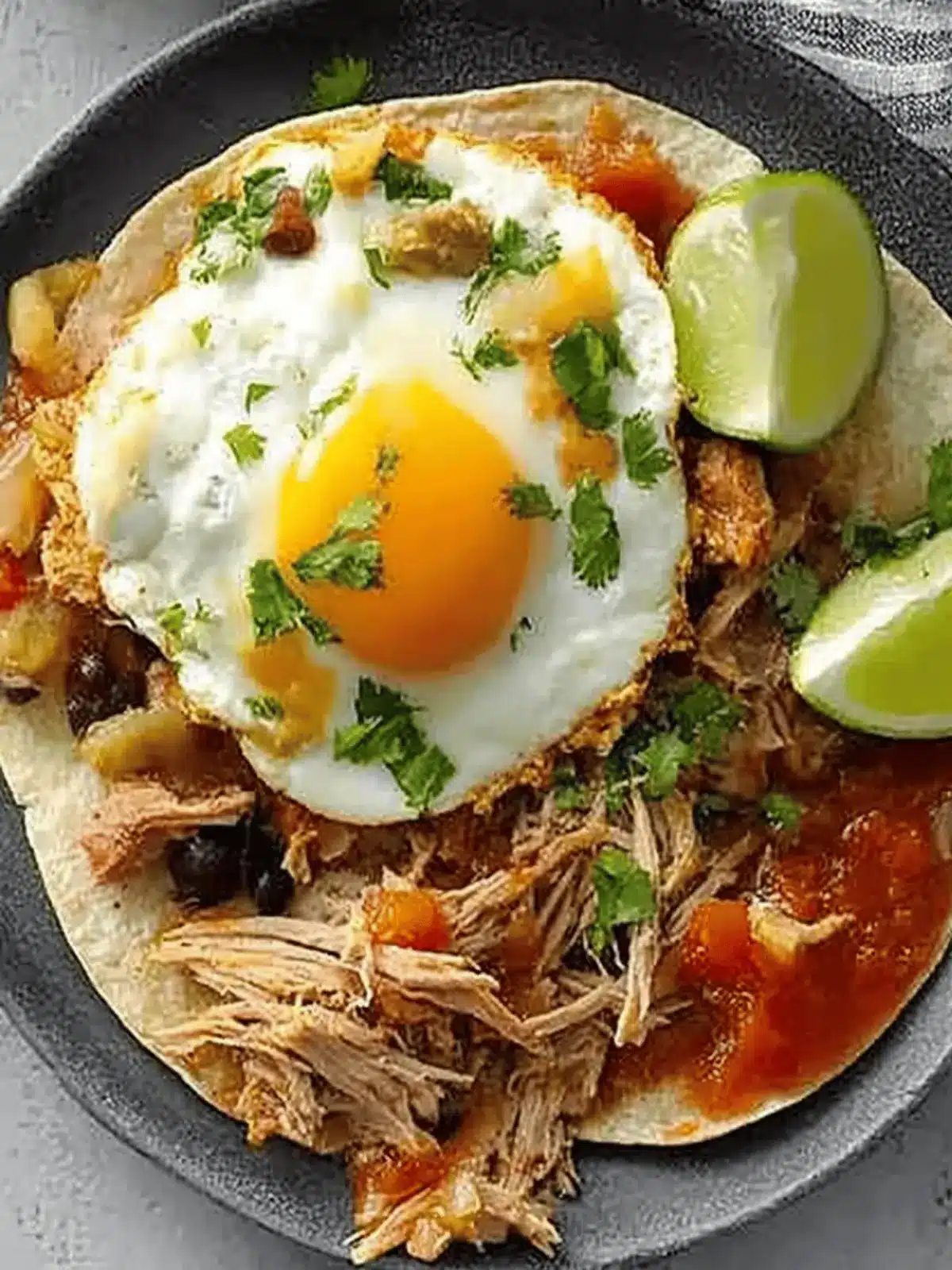 Carnitas Huevos Rancheros