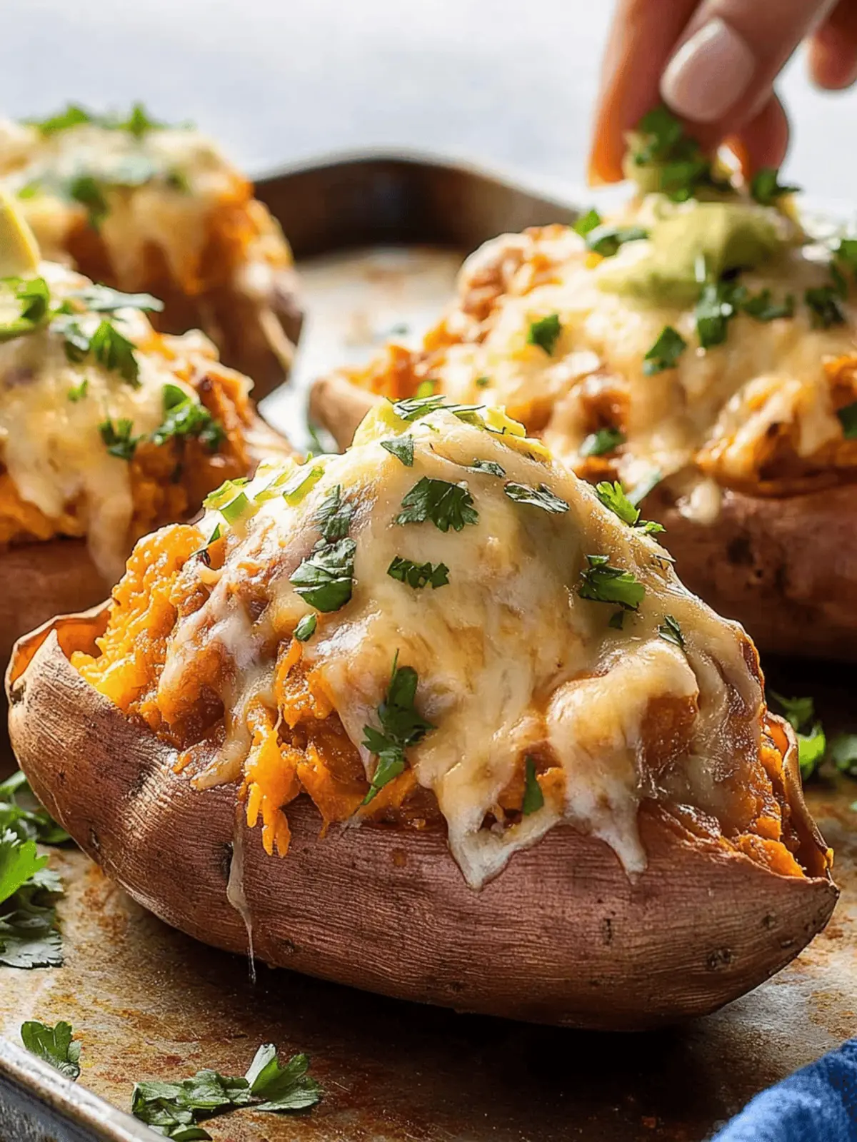 Enchilada Stuffed Sweet Potatoes
