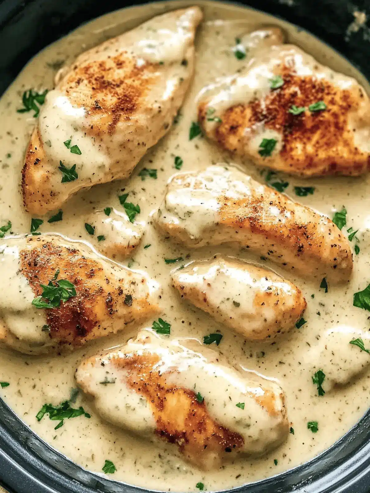 Creamy Crock Pot Ranch Chicken