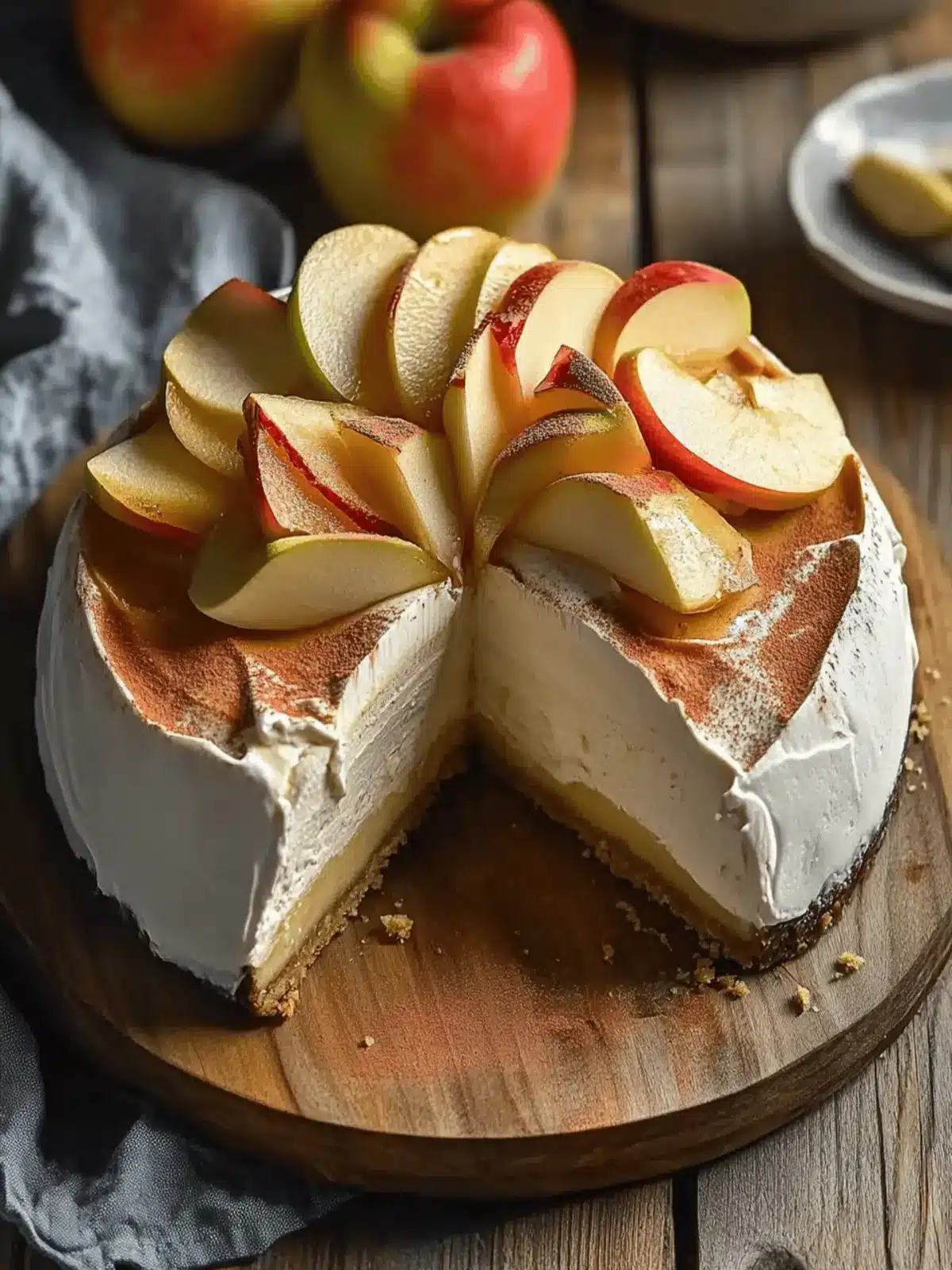 Apple Cider Cheesecake