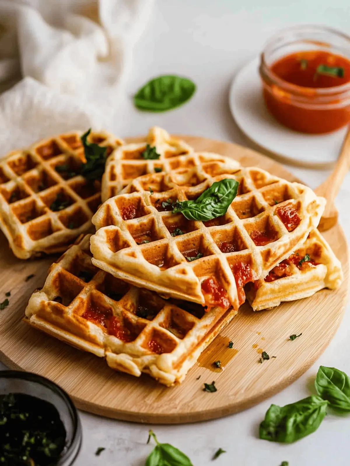 Pizza Waffles