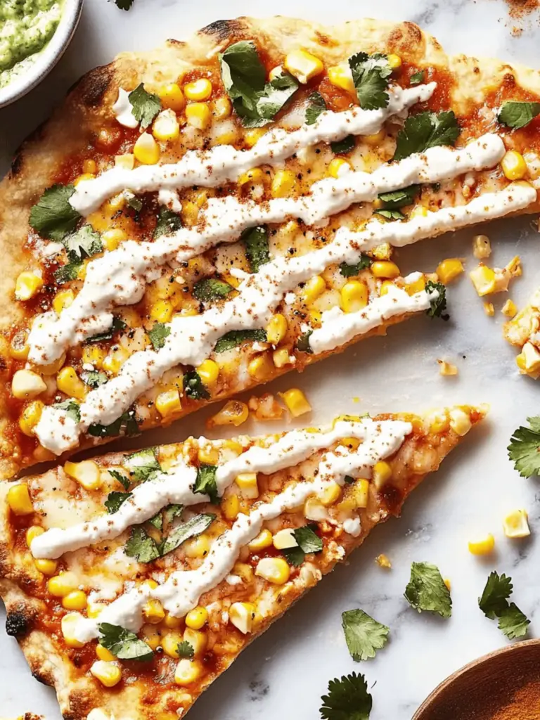Mexican Street Corn Flatbread
