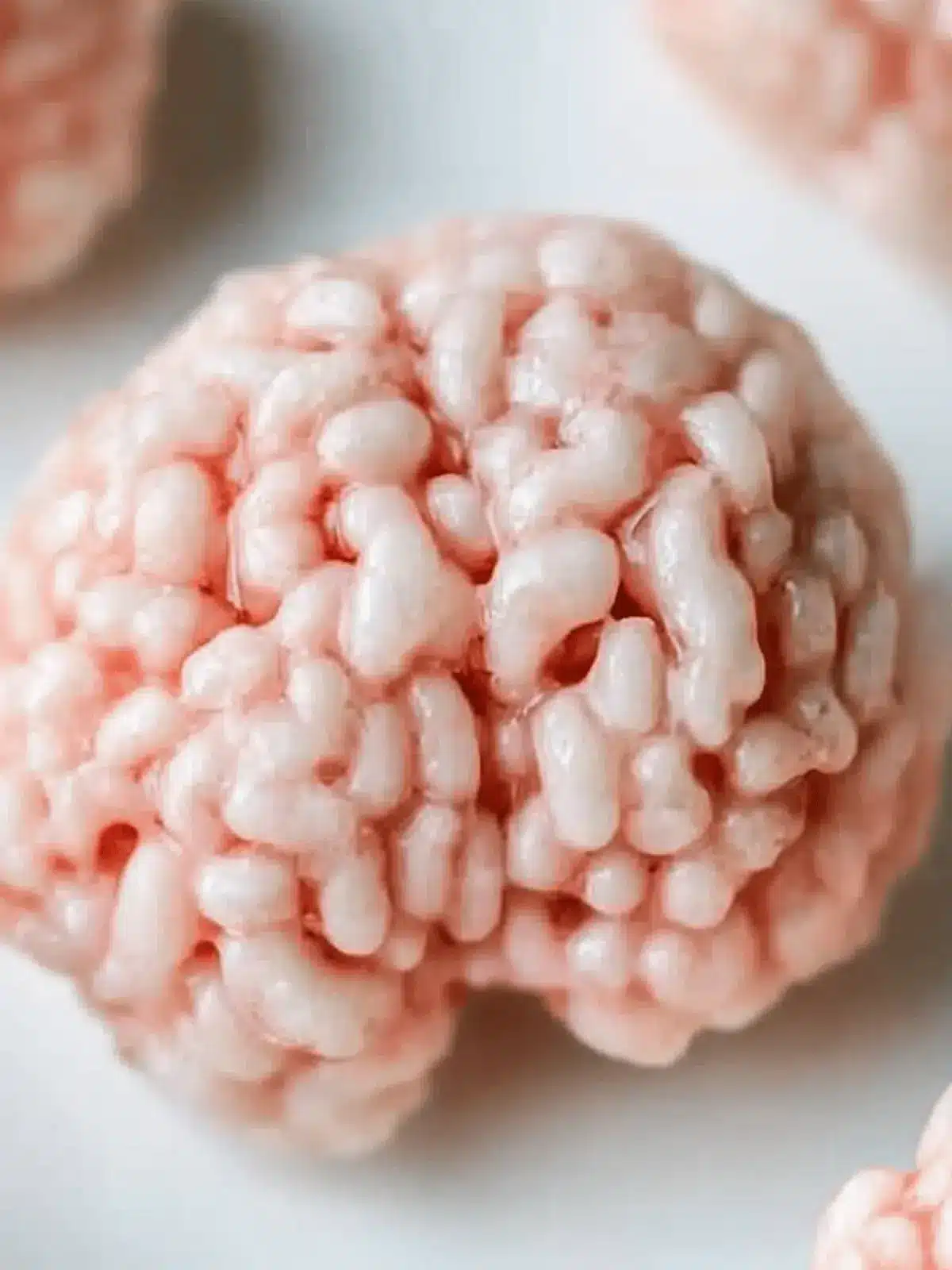 Marshmallow Rice Bubbles Halloween Brains