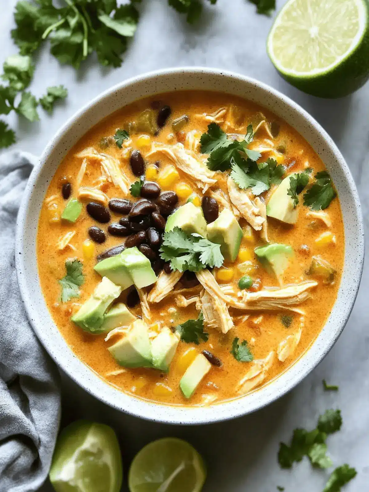 Creamy Chicken Enchilada Soup for Cozy Weeknight Dinners 4 Creamy Chicken Enchilada Soup