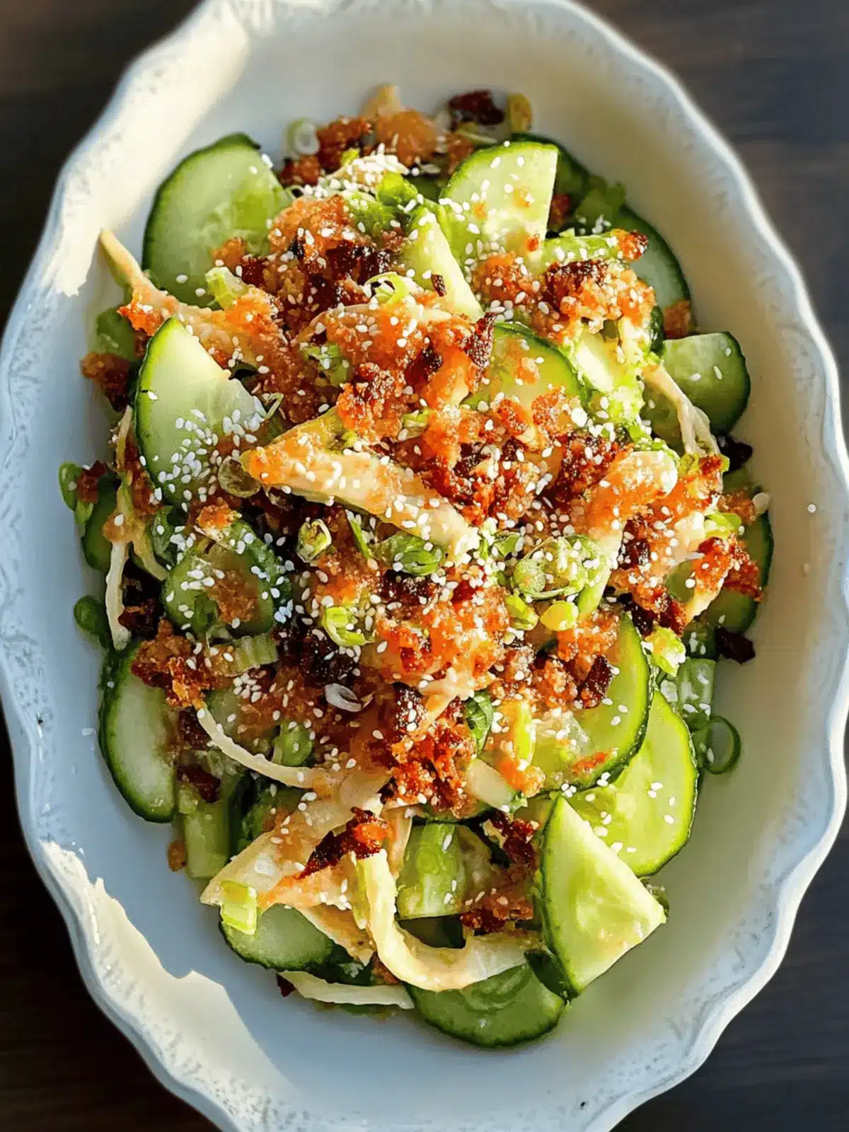 California Roll Cucumber Salad