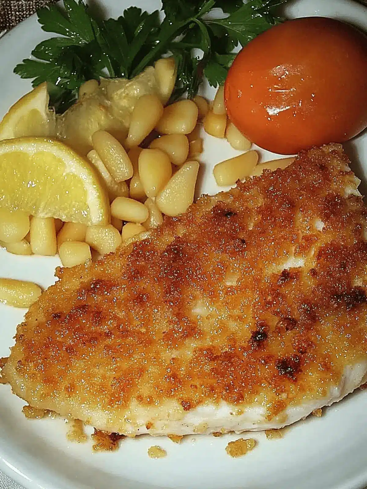 Catfish With Pine Nuts