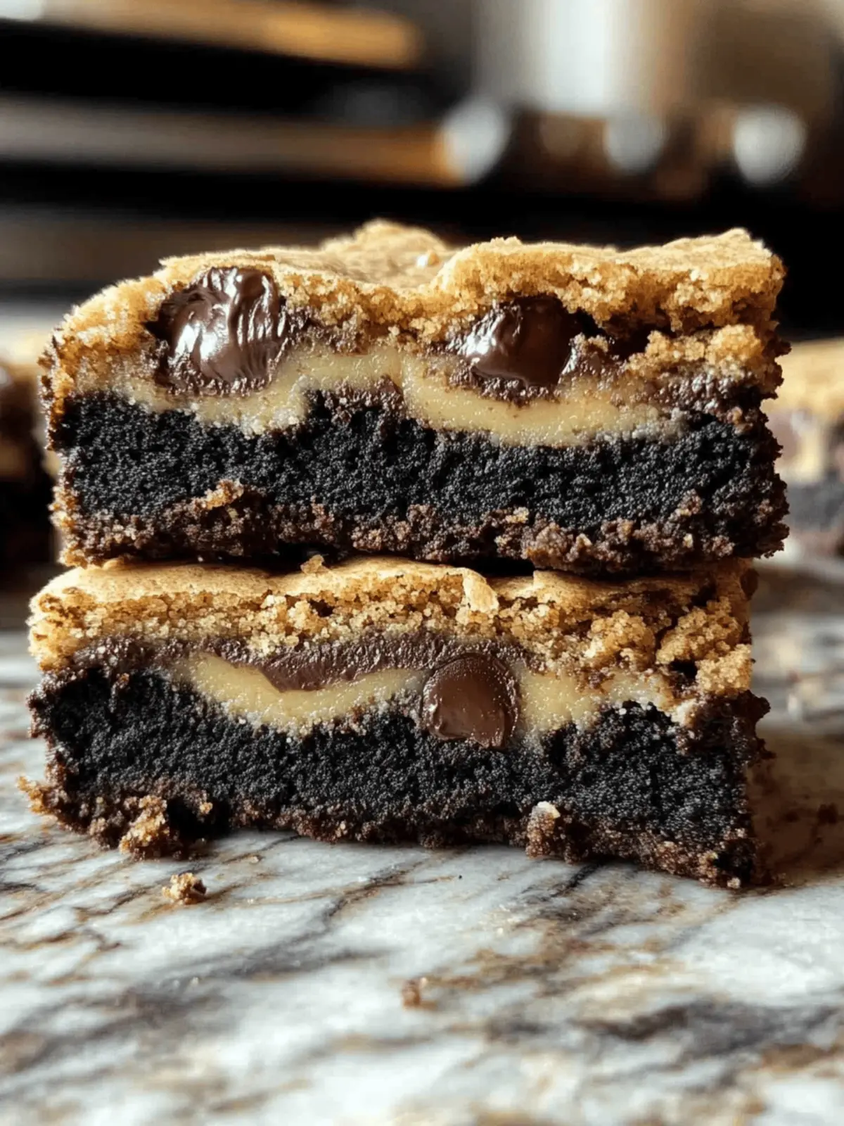 Amazing Brownies (Cookie Dough): 3 Decadent Layers