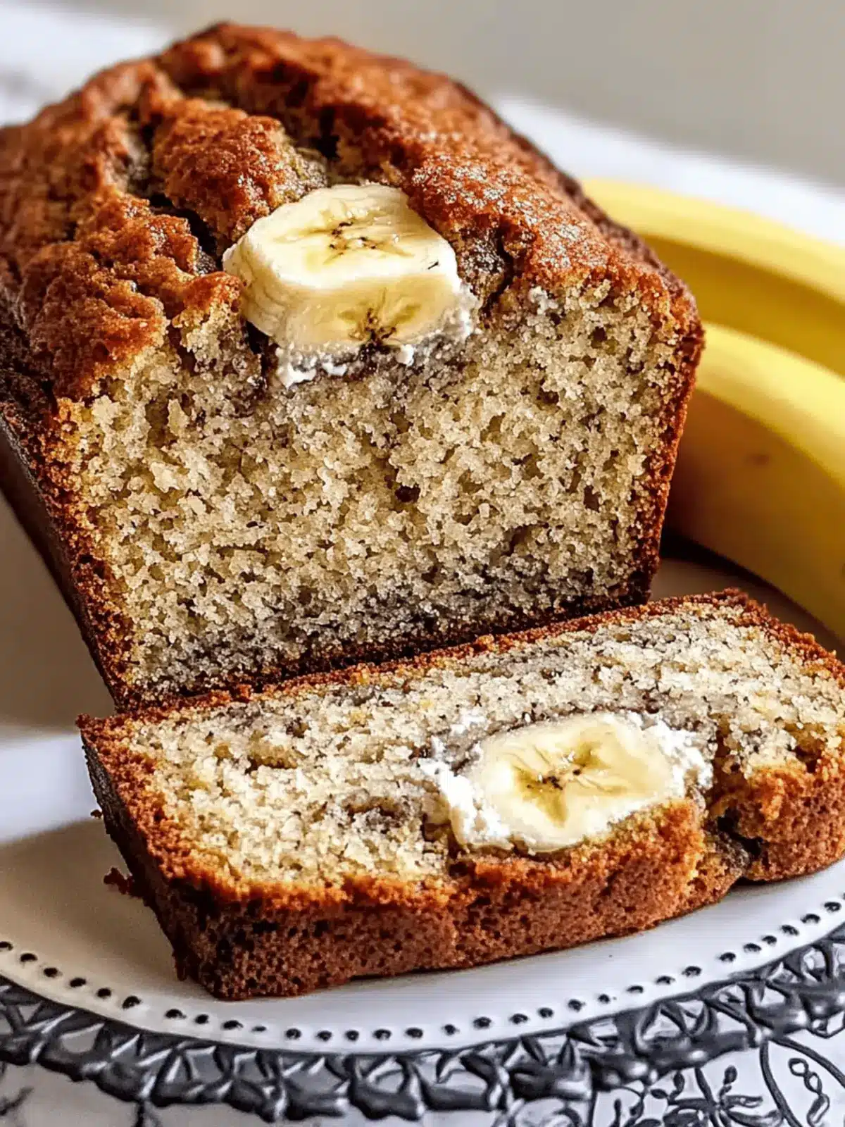 Cottage Cheese Banana Bread