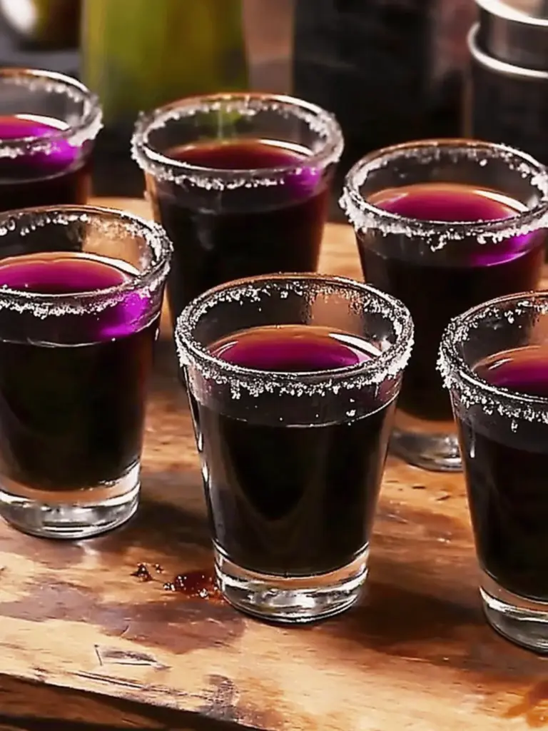 Black Magic Jell-O Shots