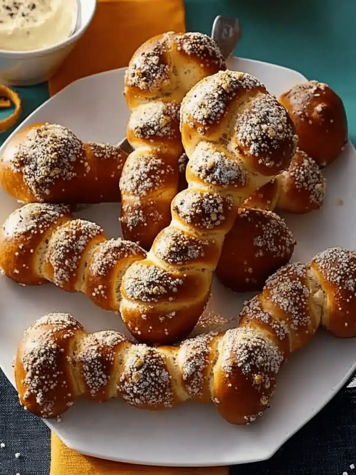 Spooky Pretzel Bones