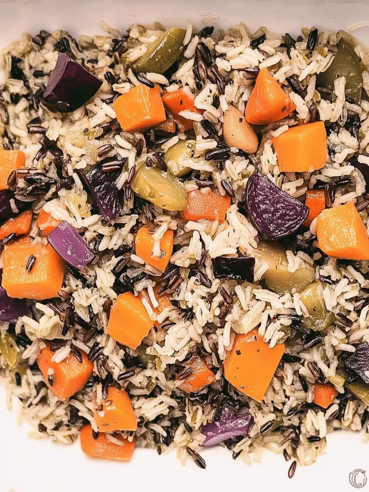 Wild Rice With Root Vegetables